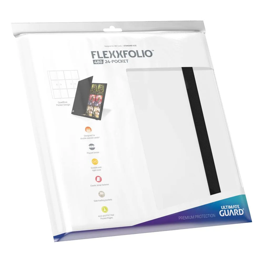Ultimate Guard Flexxfolio (480 double-sleeved cards) 24-Pocket 70 x 94 mm - White